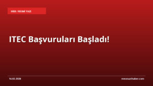 MEB’den Hindistan İşbirliği Eğitim Programı Duyurusu!
