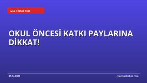 MEB’den Okul Öncesi Harcamalarına Yönelik Kritik Uyarı!