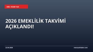 MEB’den Emeklilik Başvurusu Duyurusu: Tarihler Belli Oldu!