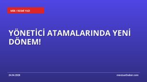 MEB 2026 Yönetici Görevlendirme Takvimi Yayımlandı!